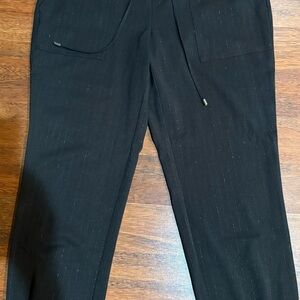 Nine West Black Pinstripe Women's Pants